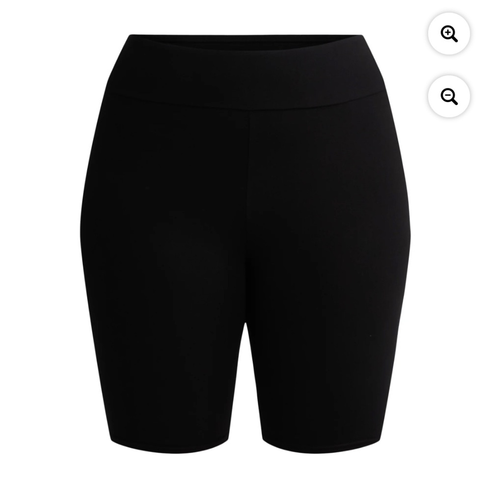 Terra and Sky Women’s Black High Rise Bike Shorts Size 2X NWT - Picture 7 of 7